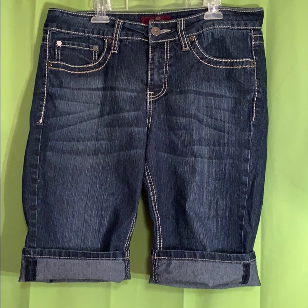 Bermuda Length Denim Shorts